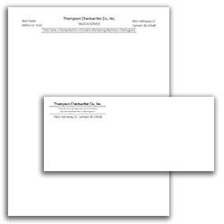 Matching Letterhead and Envelope 5