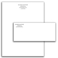 Matching Letterhead and Envelope Template 21